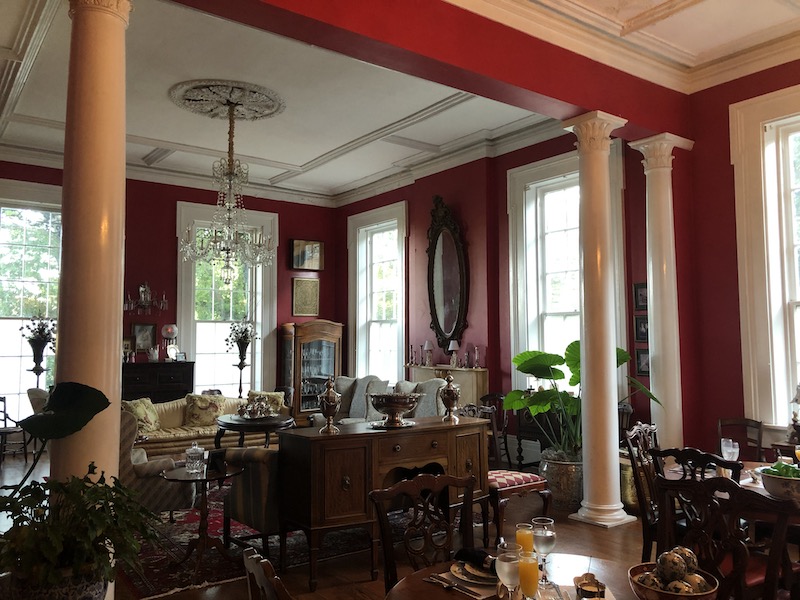 Dining room at Duff Green Mansion.
