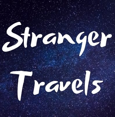 Stranger travels logo.